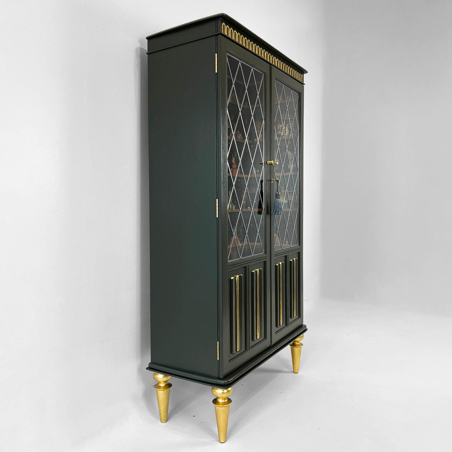 Bespoke vintage drinks cabinet with retro animals