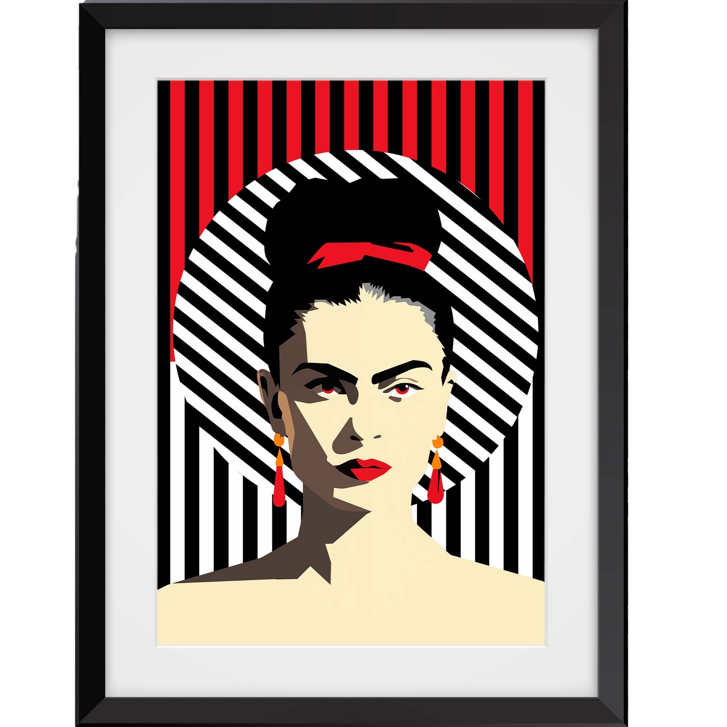 POP ART poster of Frida Kahlo