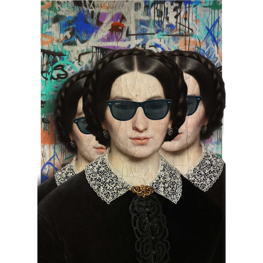 Cool pop art poster the Holly trinity