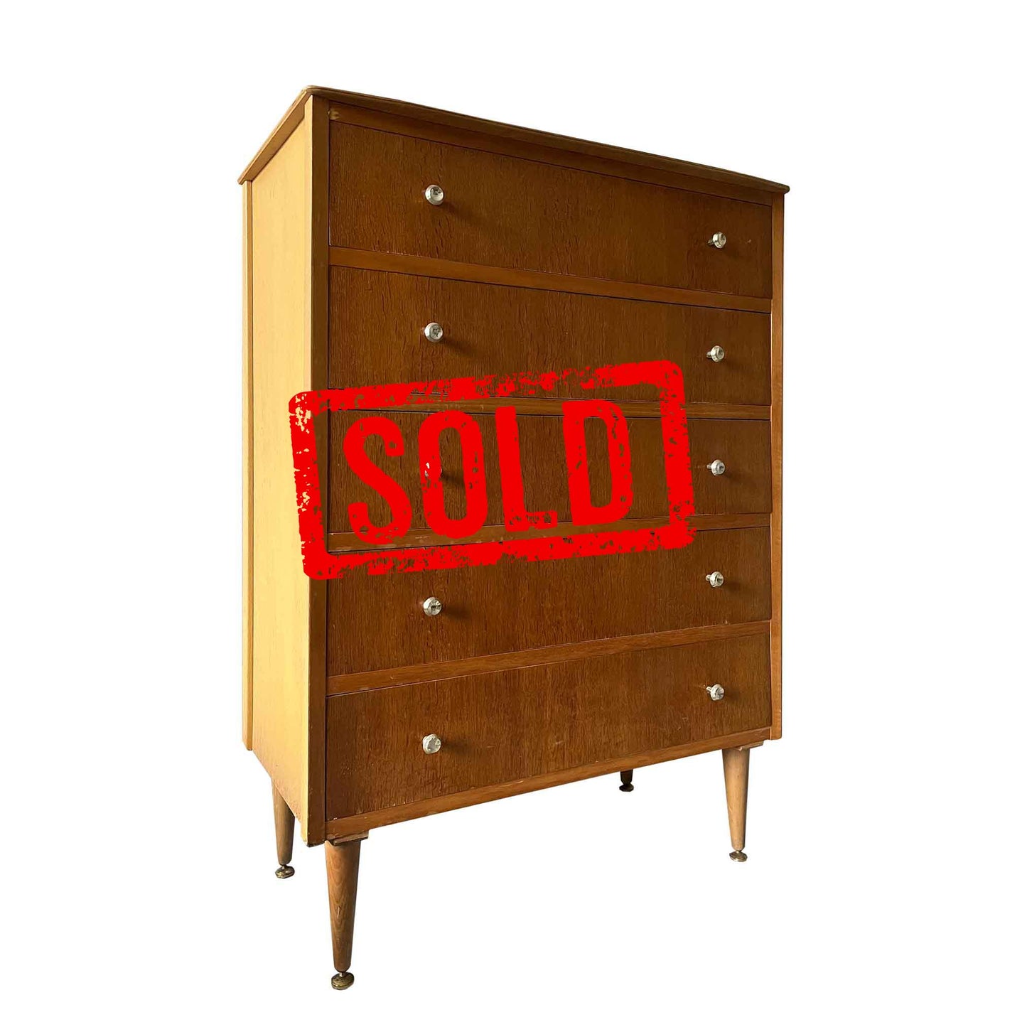 Medium vintage chest of drawer ready for customisation