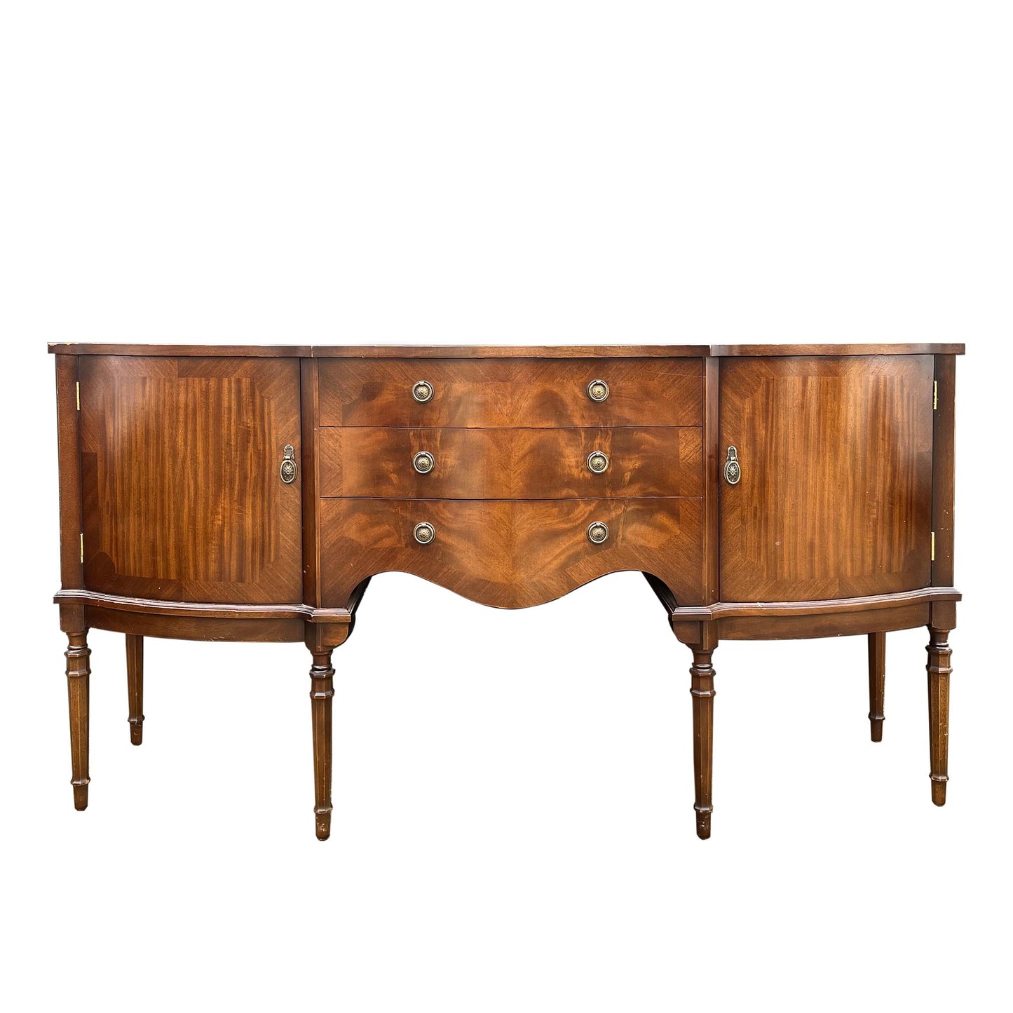 Vintage Strongbow serpantine sideboard ready for customisation