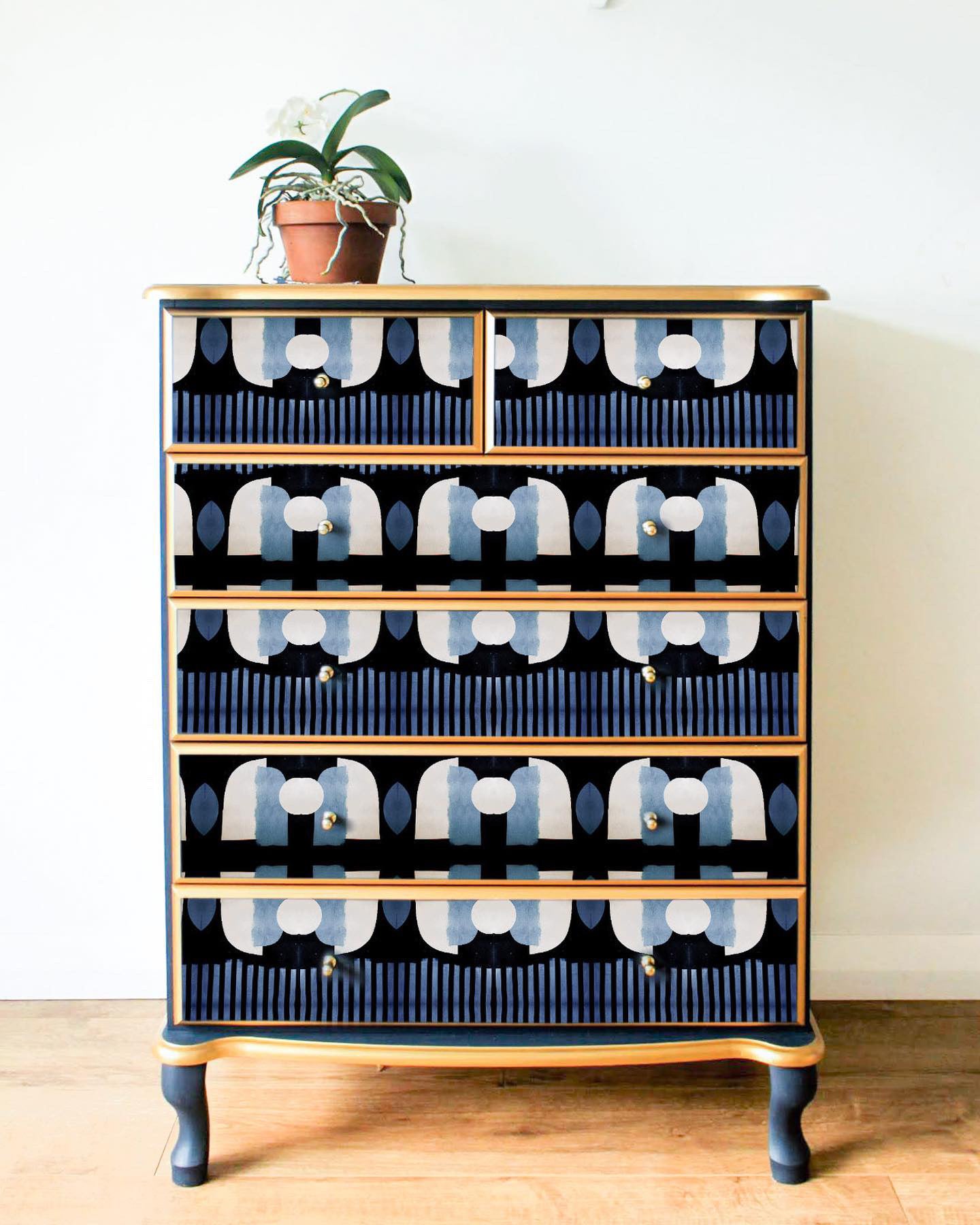 Painted chest of drawers Upcycled Blue Drawers Dresser and Drawer Painted chest of drawers Upcycled Blue Drawers Dresser and Drawer