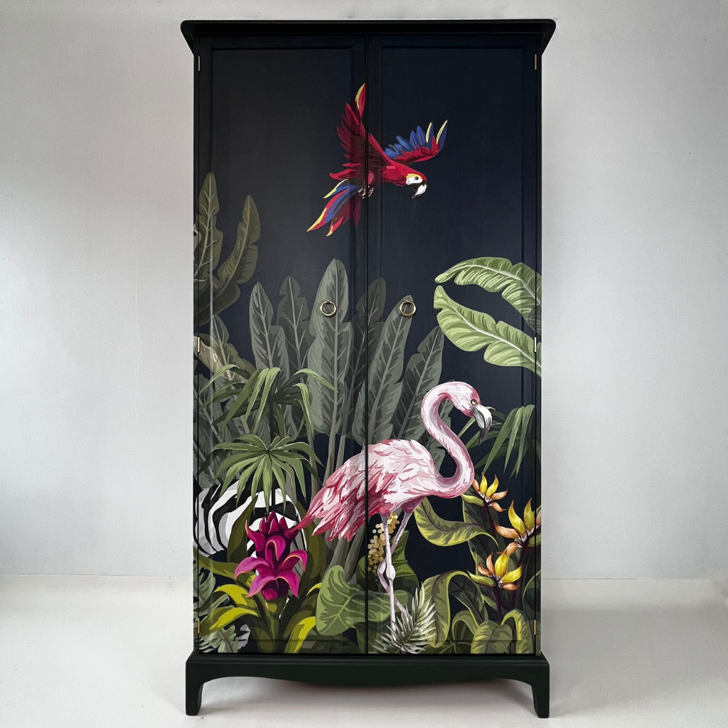 Painted Vintage Wardrobe