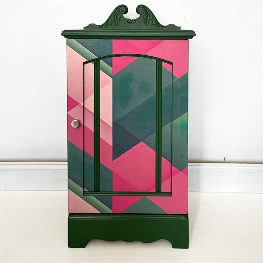 Black Painted Bedside Table