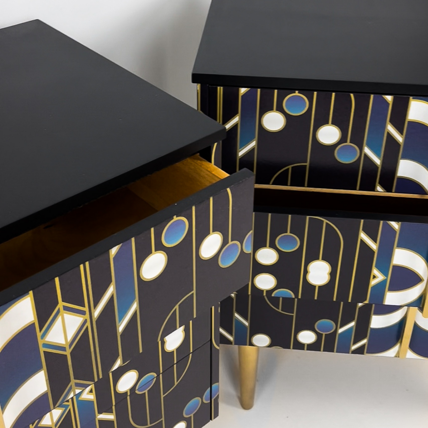 Geometric Oriental Drawers