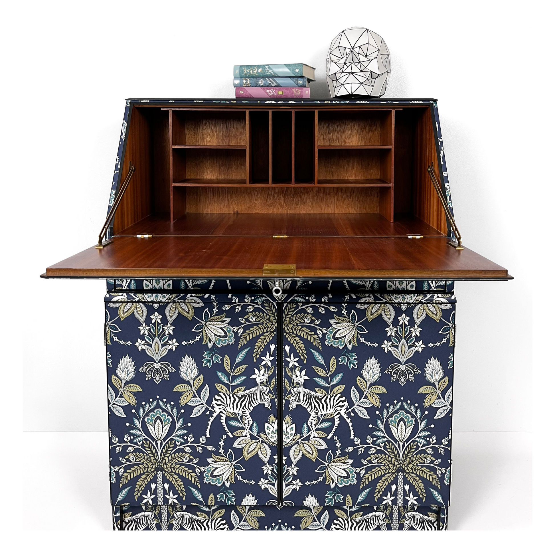 Black Painted Bureau