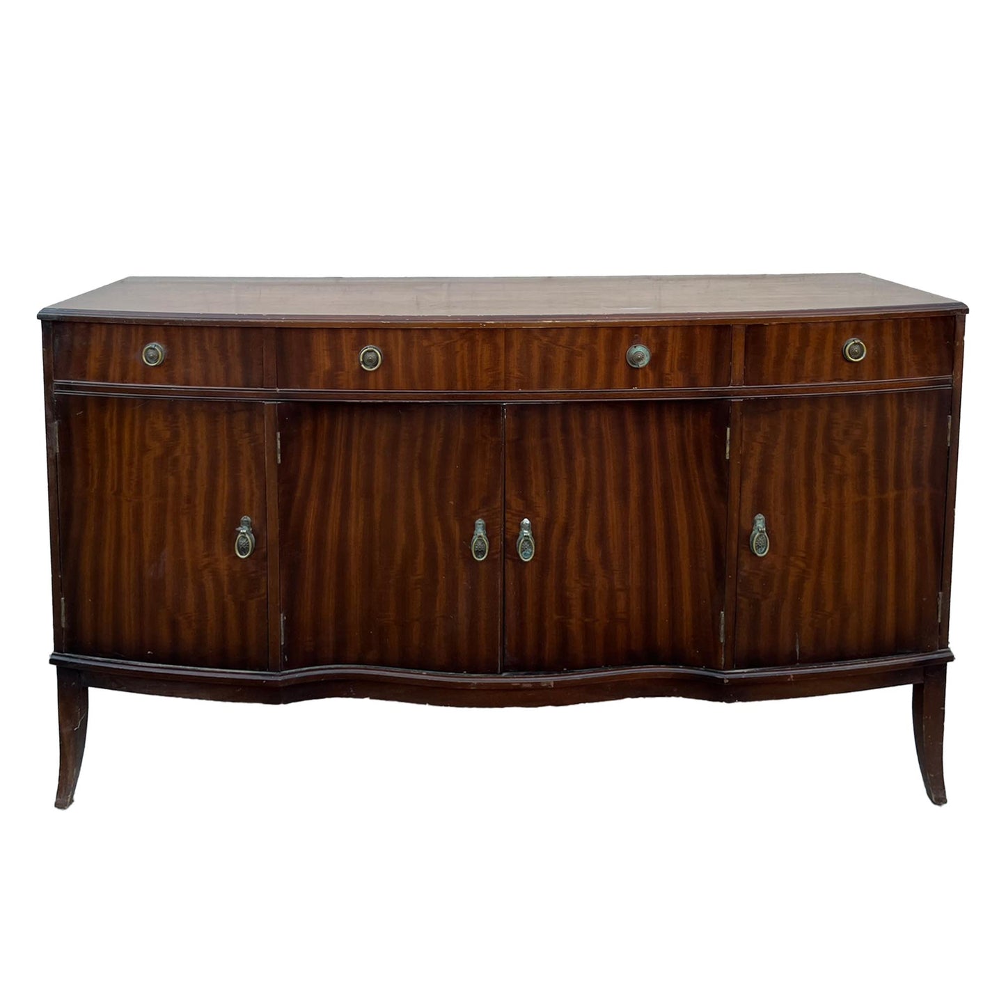 Vintage Strongbow Mahogany Serpentine  Sideboard