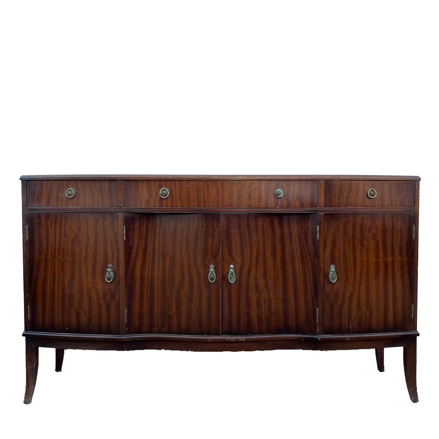 Vintage Strongbow Mahogany Serpentine  Sideboard