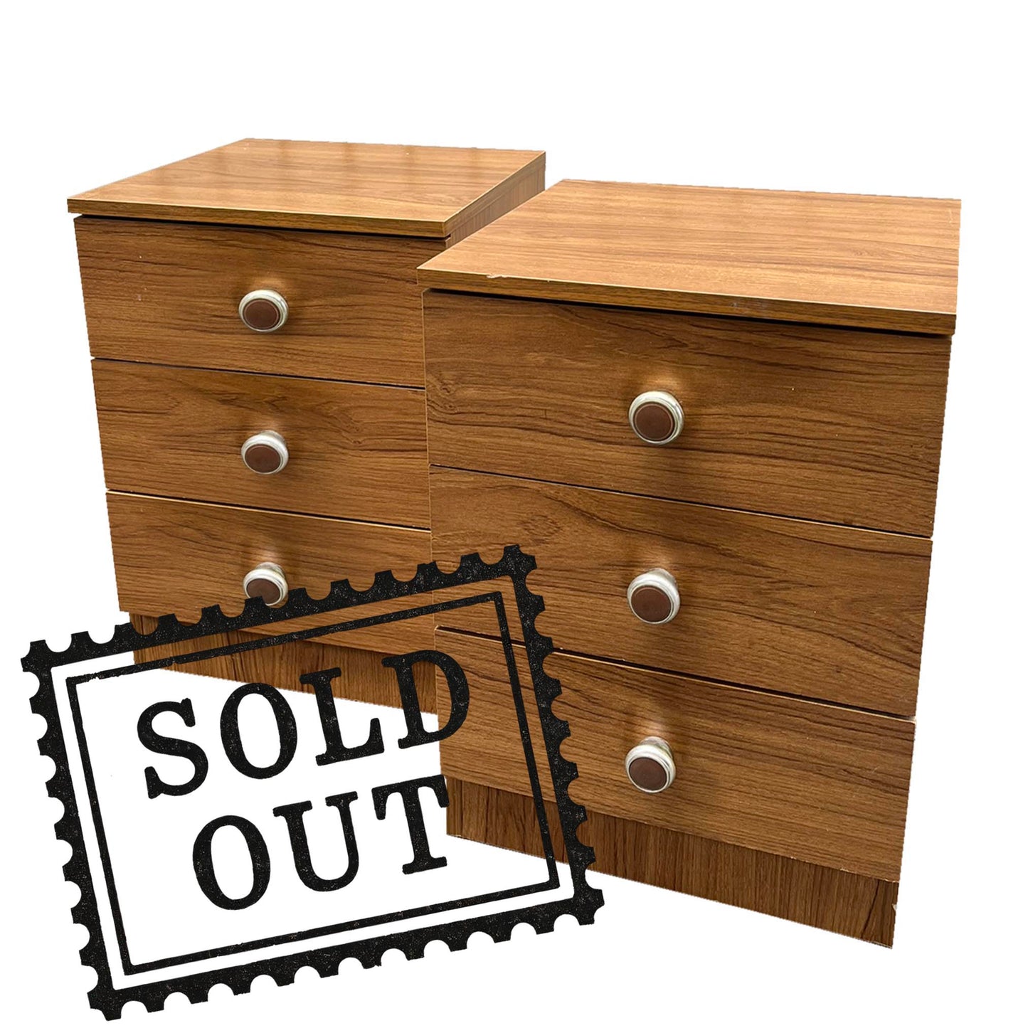 Vintage Mid-Century Modern Bedside Tables Commission
