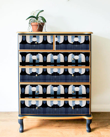 Hand Painted Sideboard 