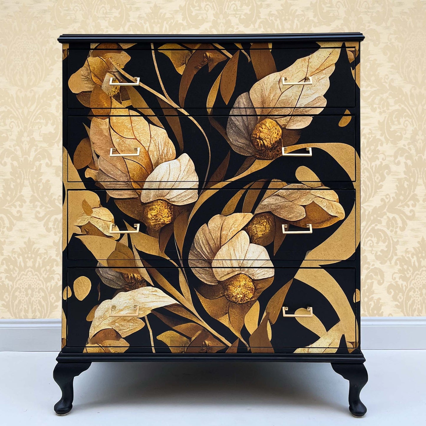 Antique Floral Drawers